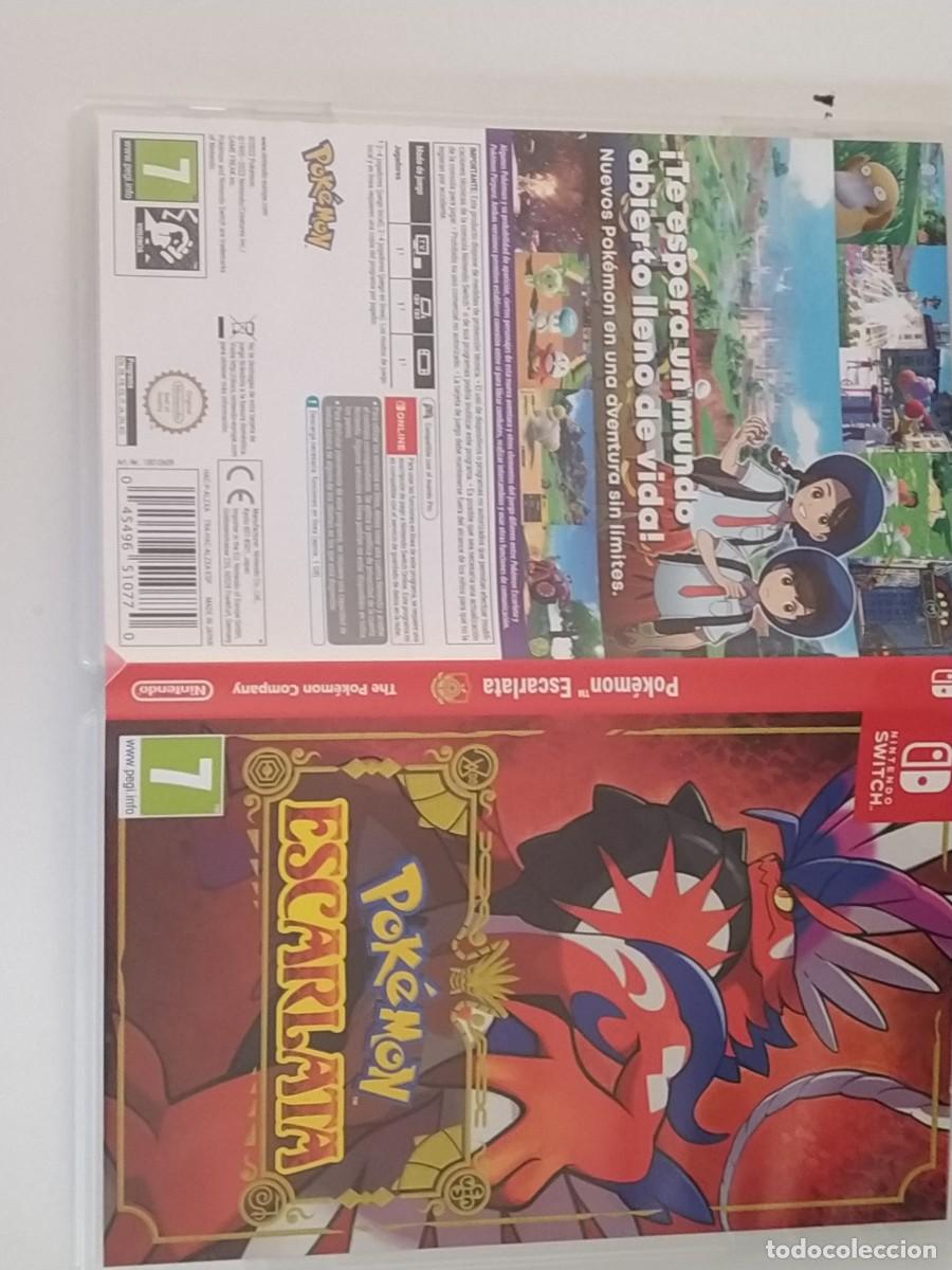 Videojuegos y consolas Nintendo Switch de segunda mano: POKEMON ESCARLATA NINTENDO SWITCH , ORIGINAL Y COMO NUEVO - Foto 7
