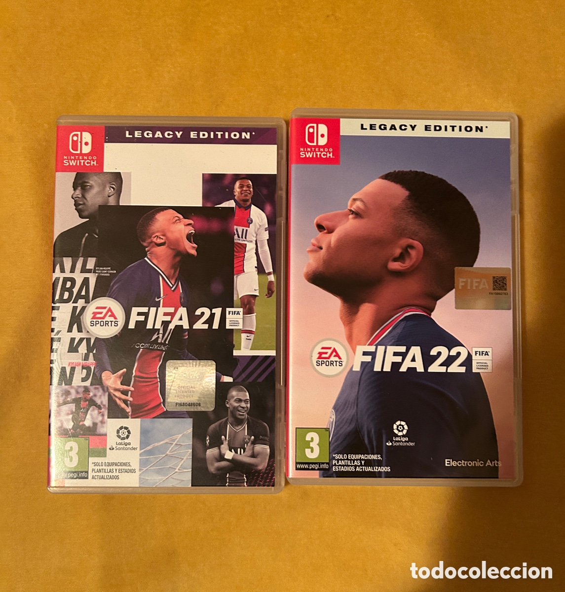 Videojuegos y consolas Nintendo Switch de segunda mano: FIFA 21 y 22 Nintendo Switch - Foto 1