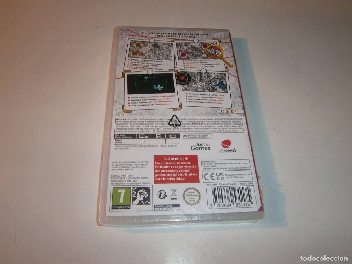 Videojuegos y consolas Nintendo Switch de segunda mano: CRIME OCLOCK NINTENDO SWITCH PAL NUEVO PRECINTADO - Foto 2