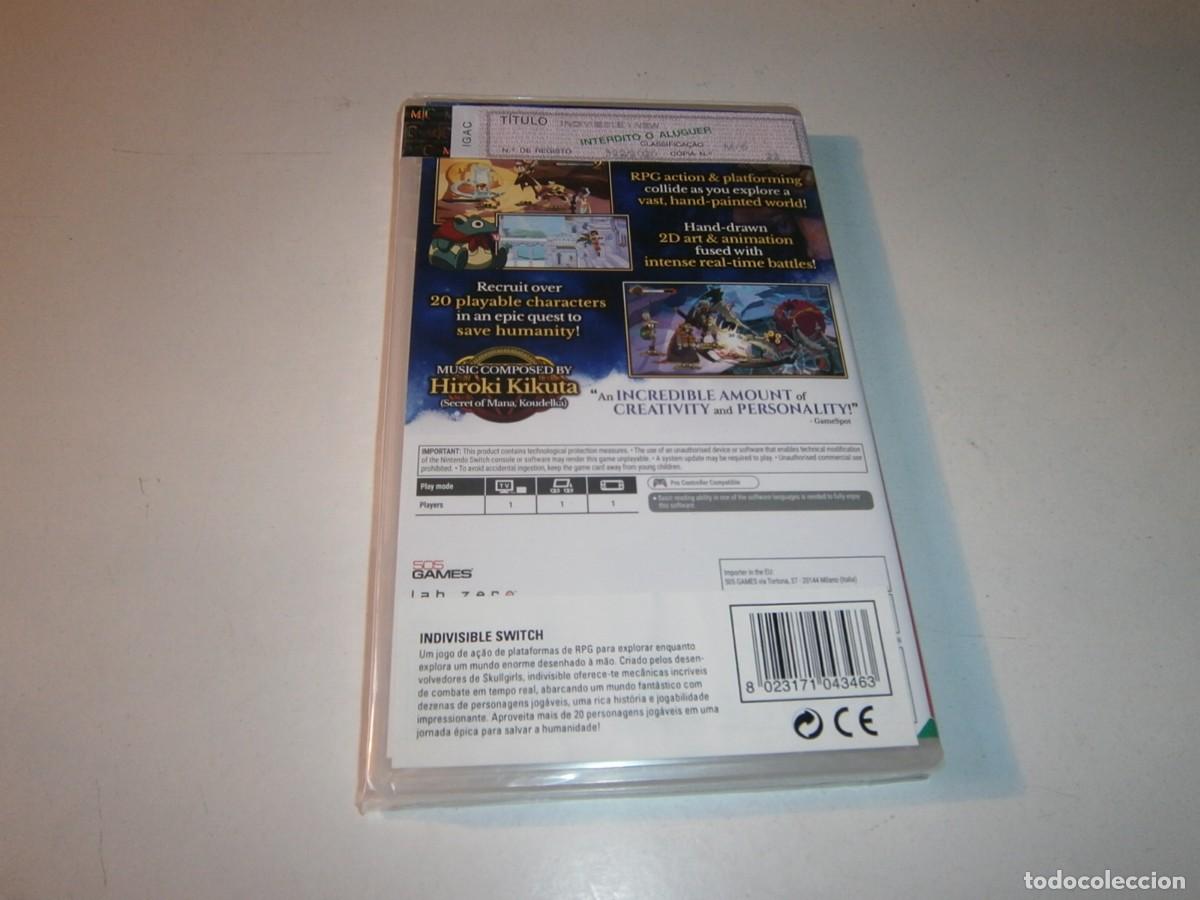 Videojuegos y consolas Nintendo Switch de segunda mano: INDIVISIBLE NINTENDO SWITCH PAL NUEVO PRECINTADO - Foto 2