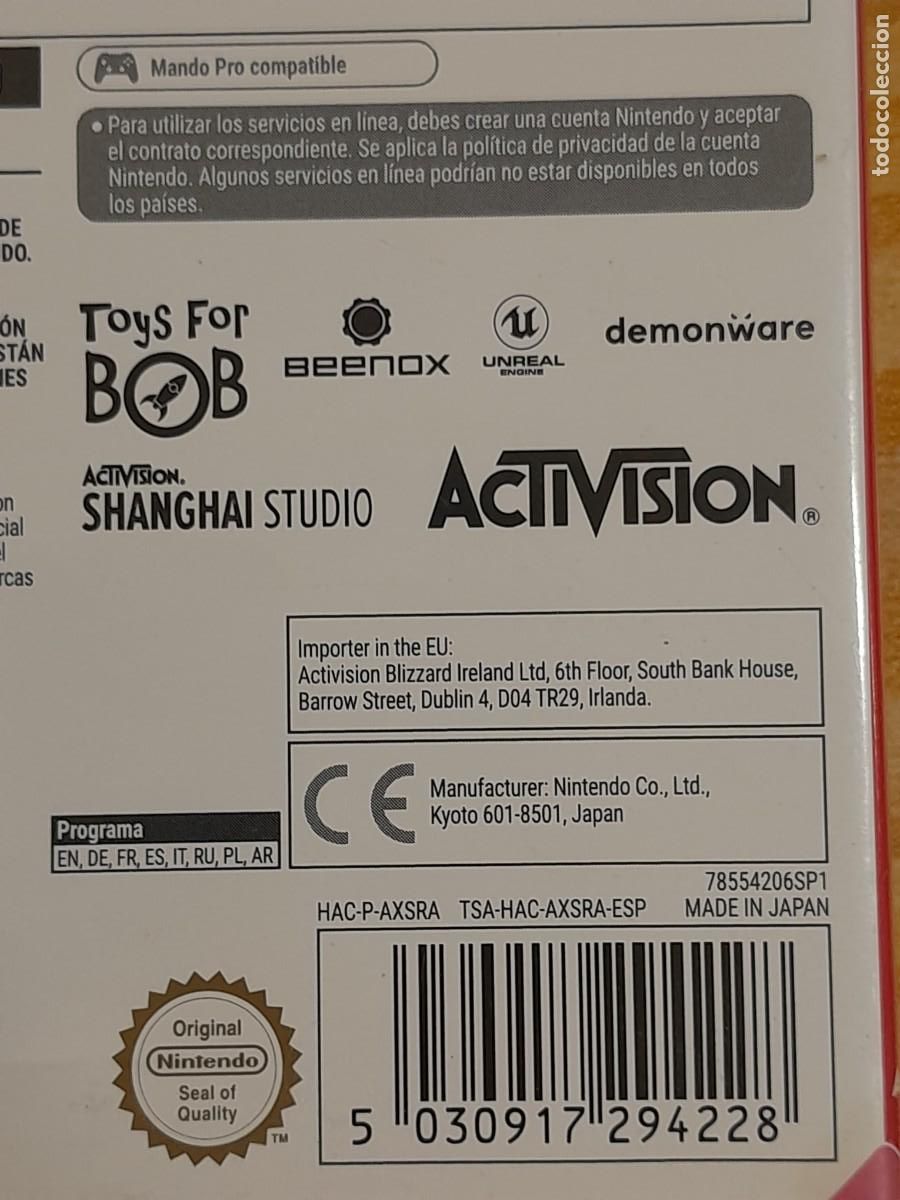 Videojuegos y consolas Nintendo Switch de segunda mano: NINTENDO SWITCH CRASH BANDICOOT 4 ITS ABOUT TIME - Foto 4