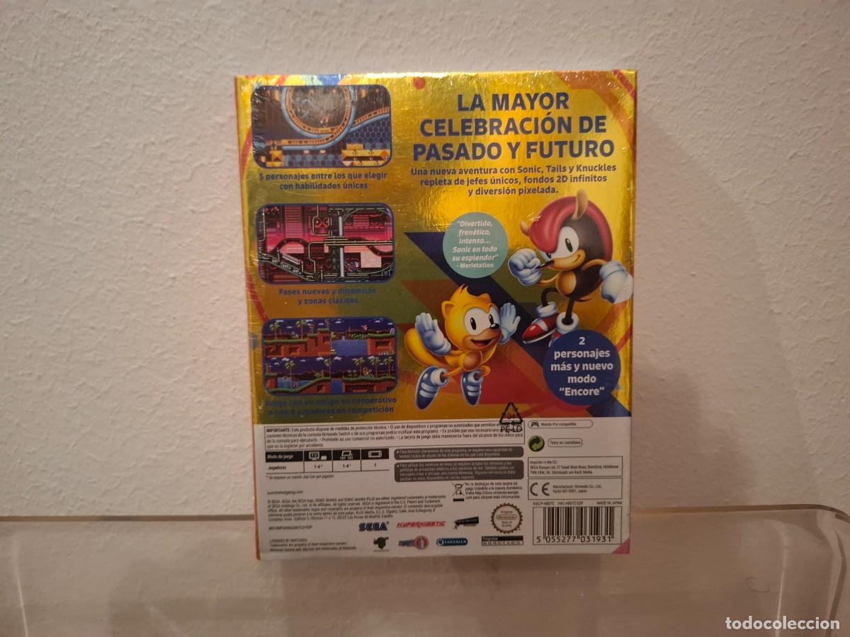 Videojuegos y consolas Nintendo Switch de segunda mano: Sonic mania Plus - VIDEOJUEGO SWITCH A ESTRENAR (PAL ESP) - Foto 2