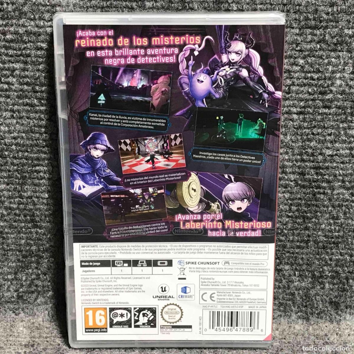 Videojuegos y consolas Nintendo Switch de segunda mano: MASTER DETECTIVE ARCHIVES RAIN CODE NUEVO PRECINTADO NINTENDO SWITCH - Foto 2