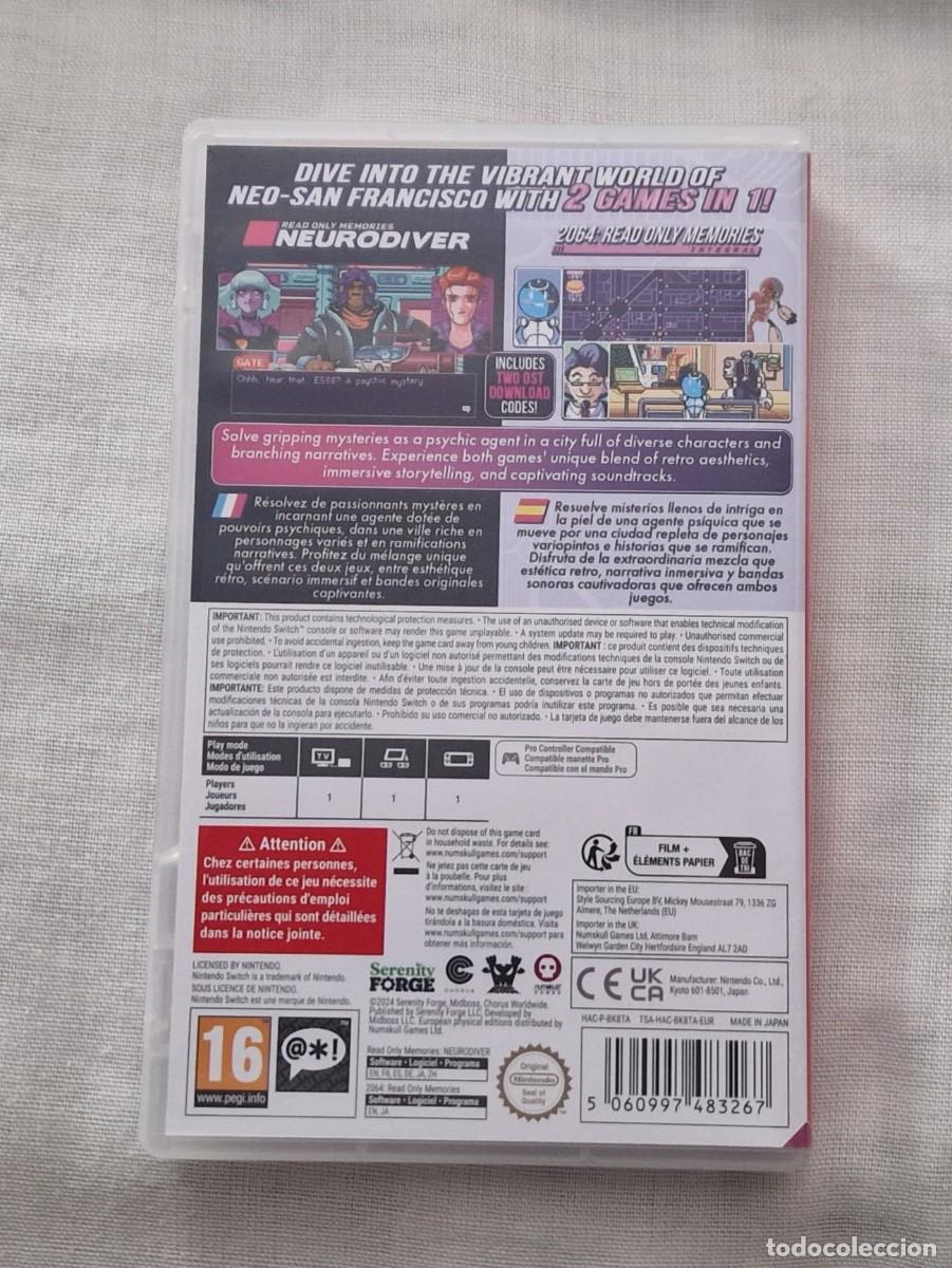 Videojuegos y consolas Nintendo Switch de segunda mano: Read Only Memories Double Pack - Foto 2