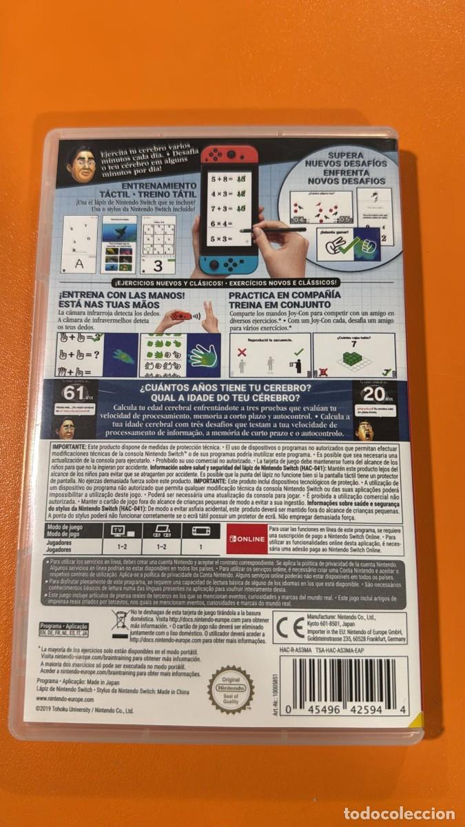 Videojuegos y consolas Nintendo Switch de segunda mano: Brain Training del Dr. Kawashima + L&aacute;piz [Nintendo Switch] - Foto 2