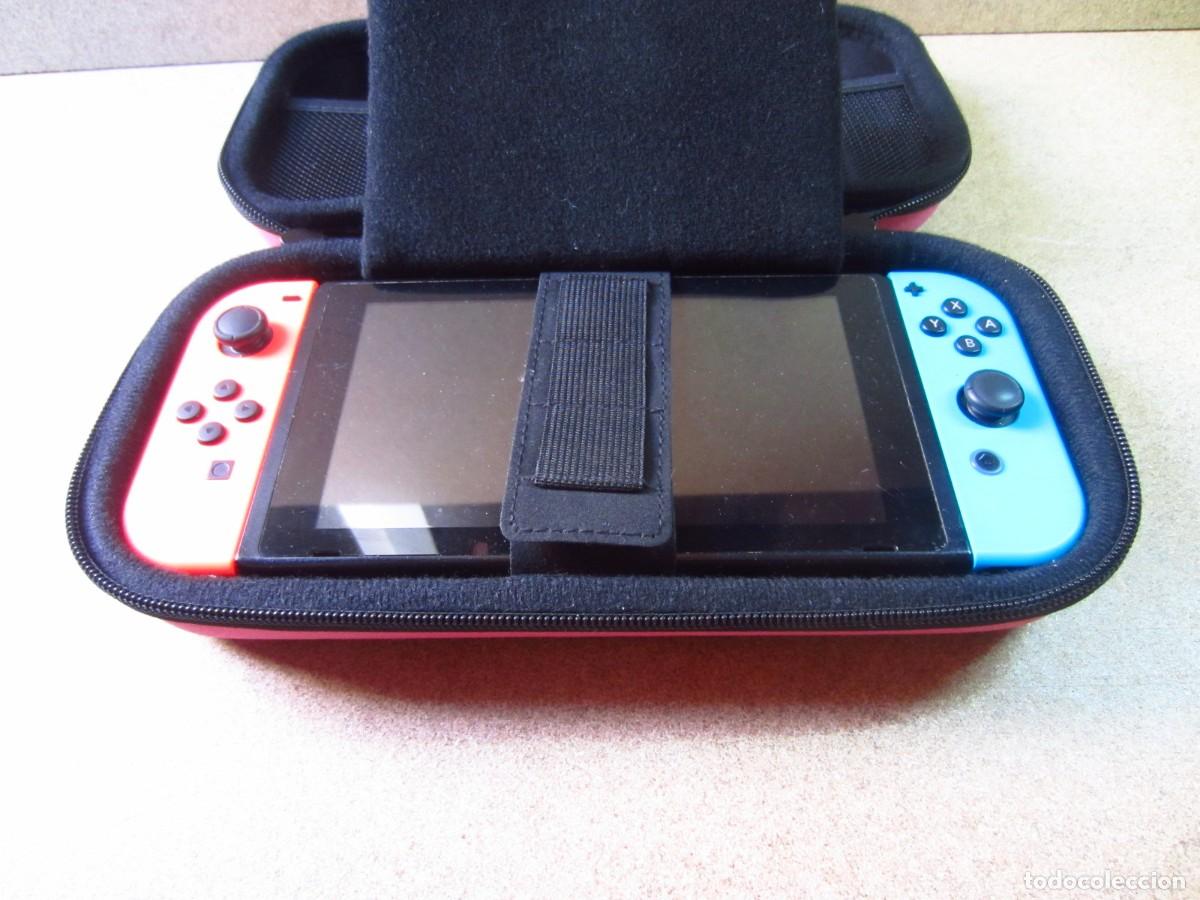 Videojuegos y consolas Nintendo Switch de segunda mano: Funda Color Rosa para Nintendo Switch (Primer Modelo) - Foto 10