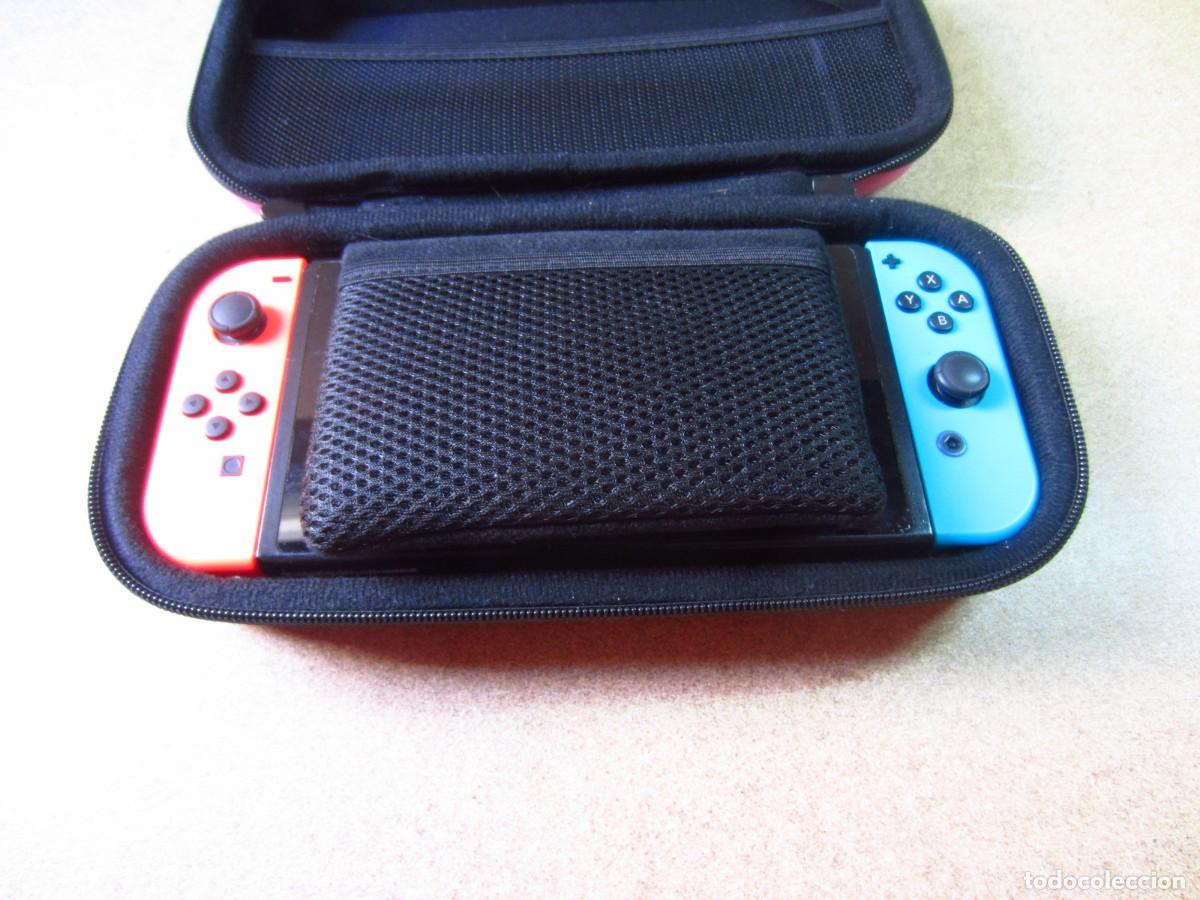 Videojuegos y consolas Nintendo Switch de segunda mano: Funda Color Rosa para Nintendo Switch (Primer Modelo) - Foto 12