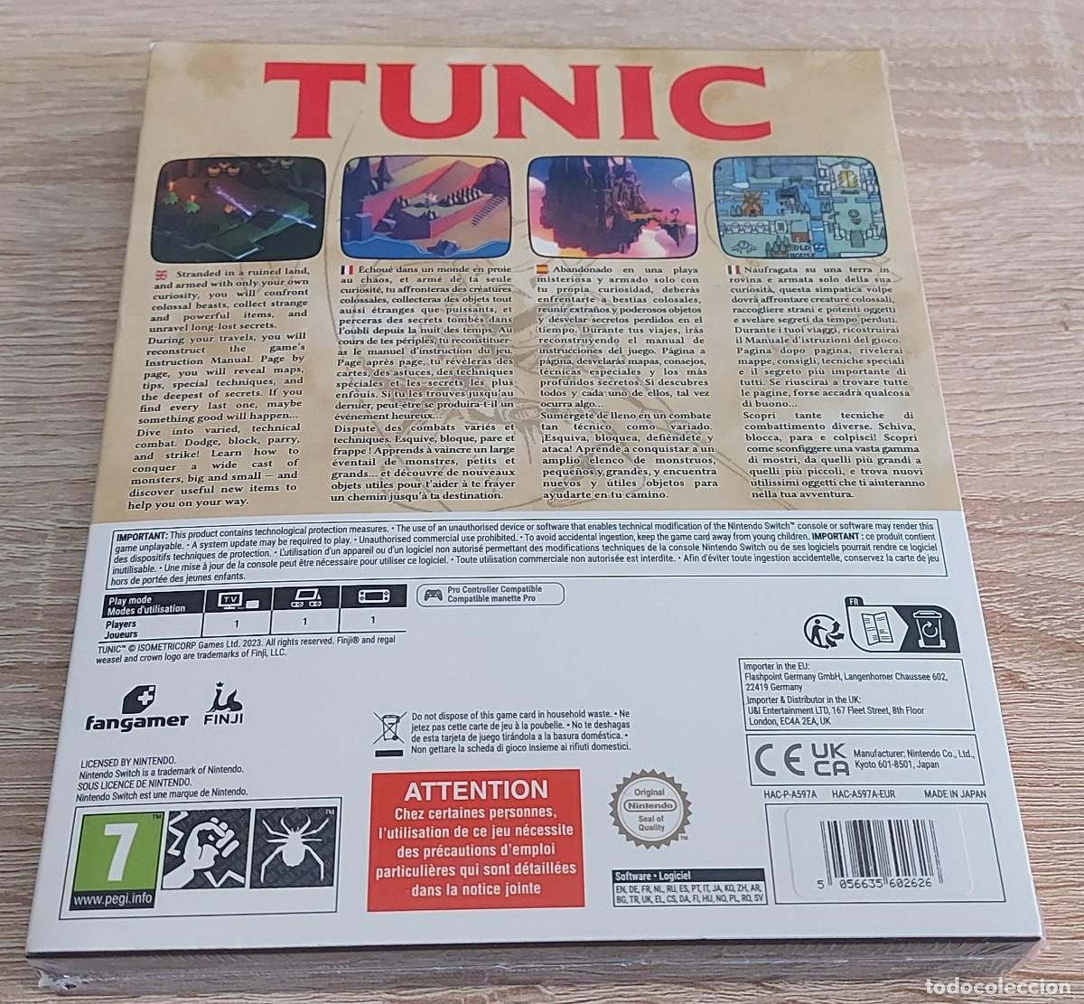 Videojuegos y consolas Nintendo Switch de segunda mano: TUNIC Nintendo Switch PAL EU Espa&ntilde;a como nuevo - Foto 3