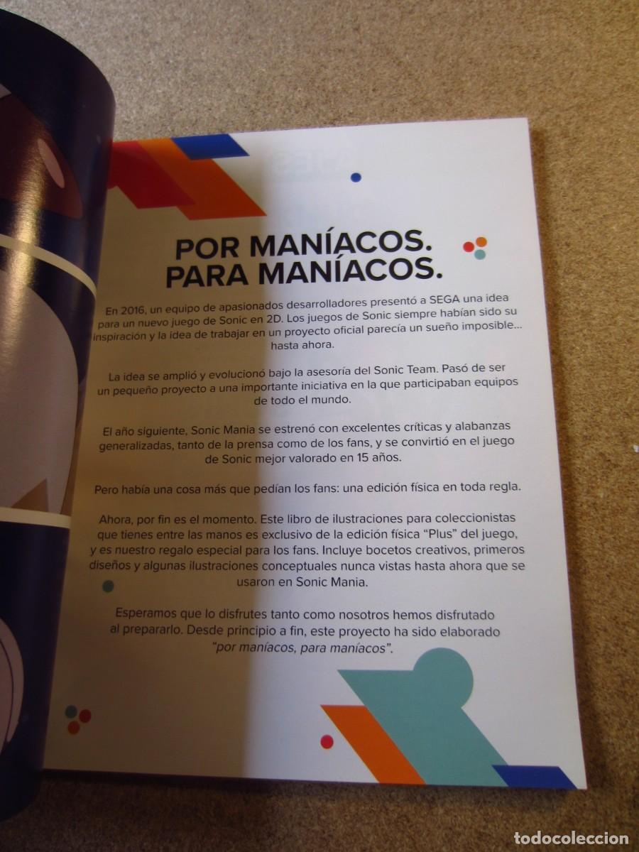 Videojuegos y consolas Nintendo Switch de segunda mano: Libro de Arte Sonic Mania Plus (Nintendo Switch) (SOLO LIBRO) - Foto 4