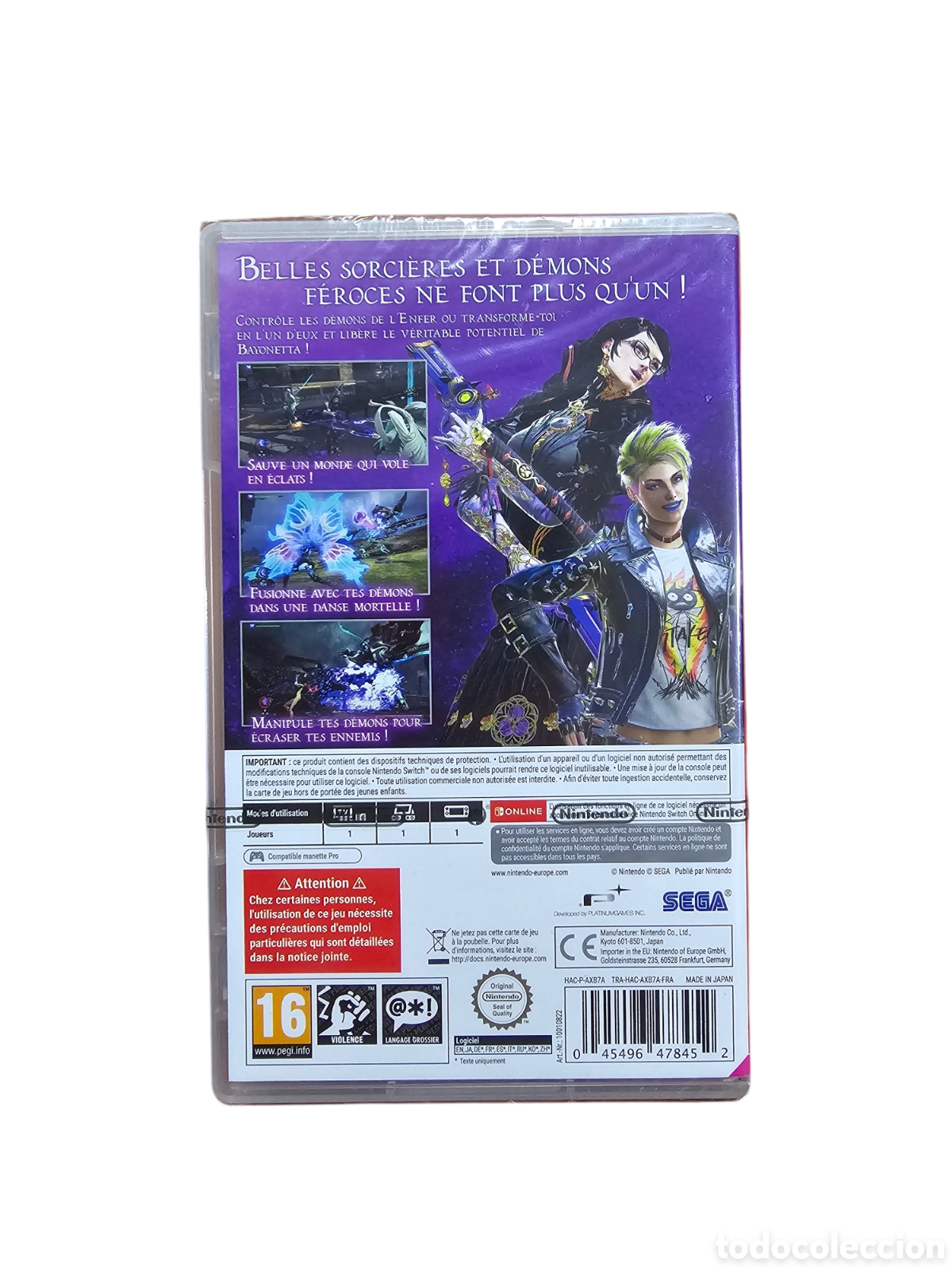 Videojuegos y consolas Nintendo Switch de segunda mano: Switch Bayonetta 3 Precintado Videojuego Nintendo - Foto 2