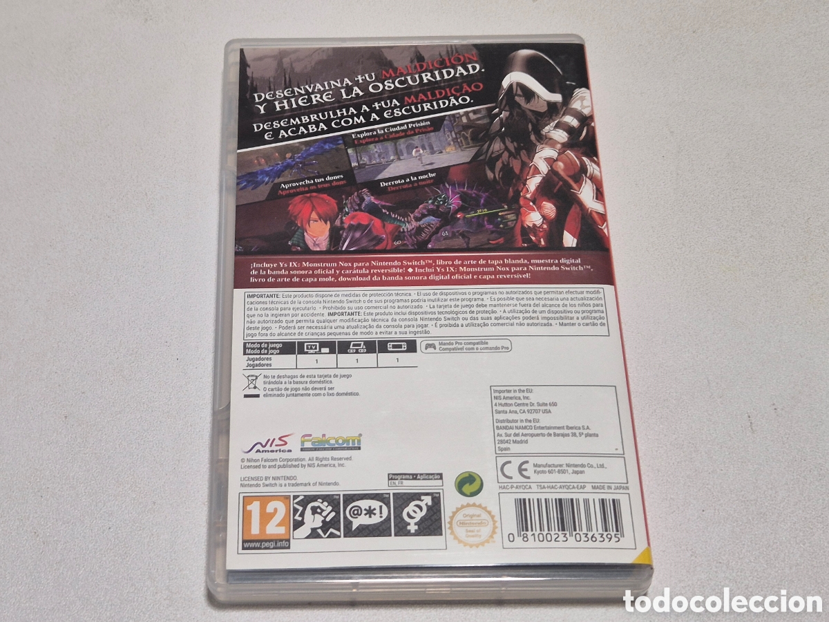 Videojuegos y consolas Nintendo Switch de segunda mano: YS IX MONSTRUM NOX. Nintendo Switch - Foto 2
