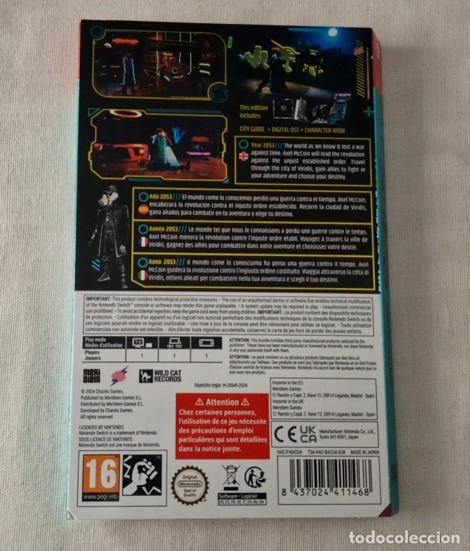 Videojuegos y consolas Nintendo Switch de segunda mano: Neon Blood Limited Edition Switch - Foto 2