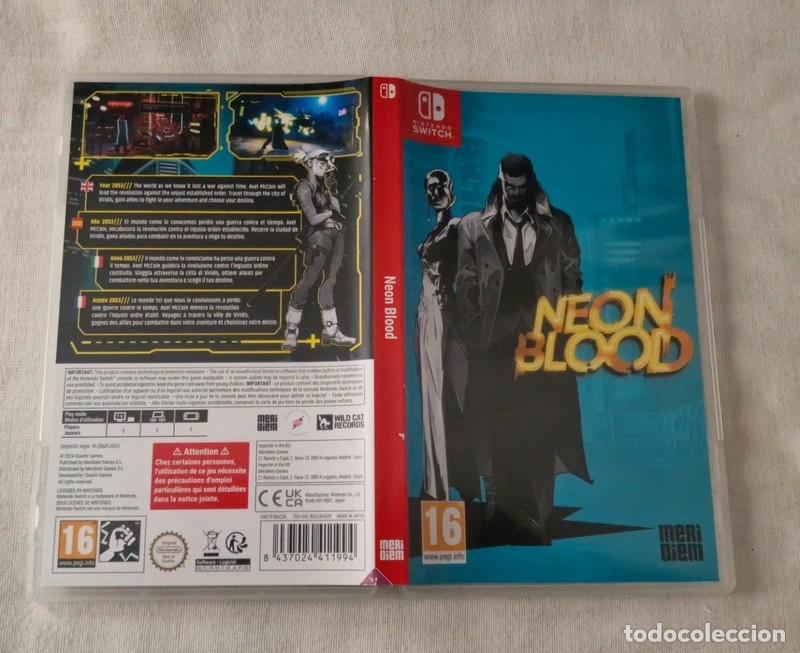 Videojuegos y consolas Nintendo Switch de segunda mano: Neon Blood Limited Edition Switch - Foto 5