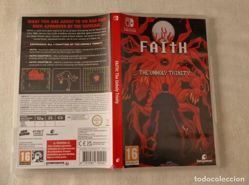 Videojuegos y consolas Nintendo Switch de segunda mano: Faith The Unholy Trinity Switch - Foto 3