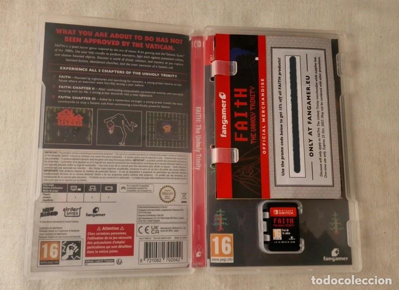 Videojuegos y consolas Nintendo Switch de segunda mano: Faith The Unholy Trinity Switch - Foto 4