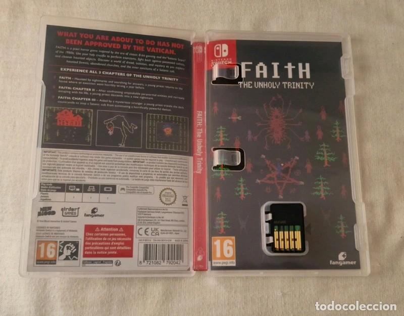 Videojuegos y consolas Nintendo Switch de segunda mano: Faith The Unholy Trinity Switch - Foto 5