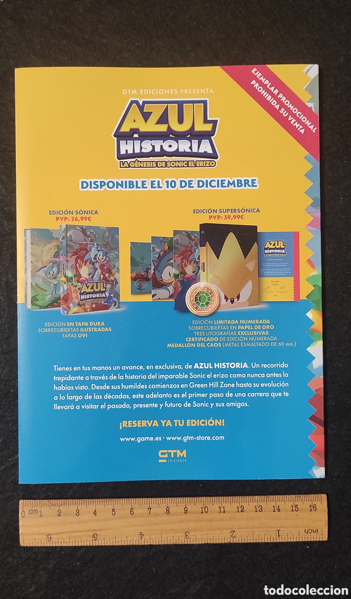 Videojuegos y consolas Nintendo Switch de segunda mano: Azul Historia La Genesis De Sonic El Erizo - Foto 4