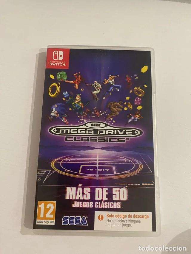 Videojuegos y consolas Nintendo Switch de segunda mano: Caja Sega Mega Drive Classics Nintendo Switch - Foto 1