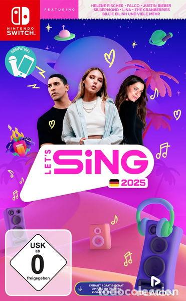 Videojuegos y consolas Nintendo Switch de segunda mano: Lets Sing 2025- 4020628582456 - Foto 1