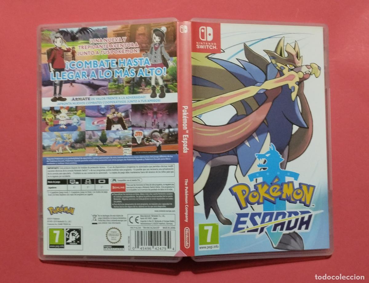 Videojuegos y consolas Nintendo Switch de segunda mano: NINTENDO SWITCH POKEMON ESPADA CAJA VAC&Iacute;A - Foto 1