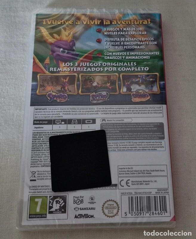 Videojuegos y consolas Nintendo Switch de segunda mano: Spyro Reignited Trilogy Switch - Foto 2