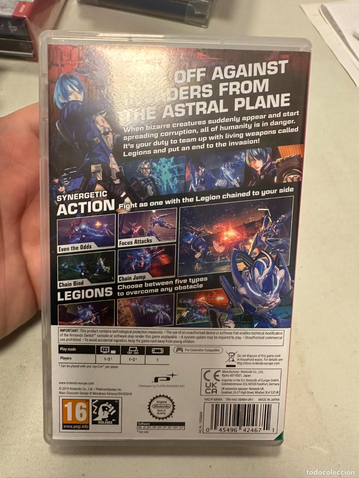 Videojuegos y consolas Nintendo Switch de segunda mano: Astral Chain - Nintendo switch - PAL UK - Foto 3