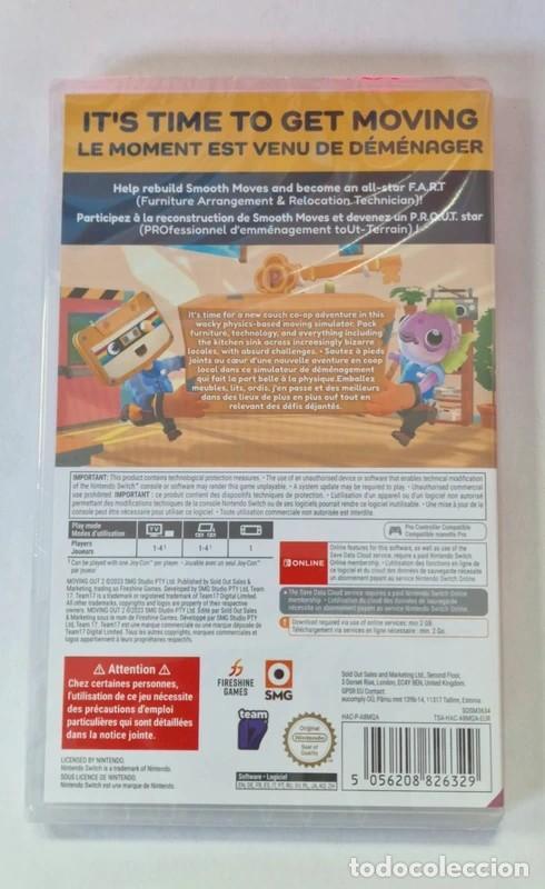 Videojuegos y consolas Nintendo Switch de segunda mano: Moving out 2 Switch (Code in a Box) - Foto 2
