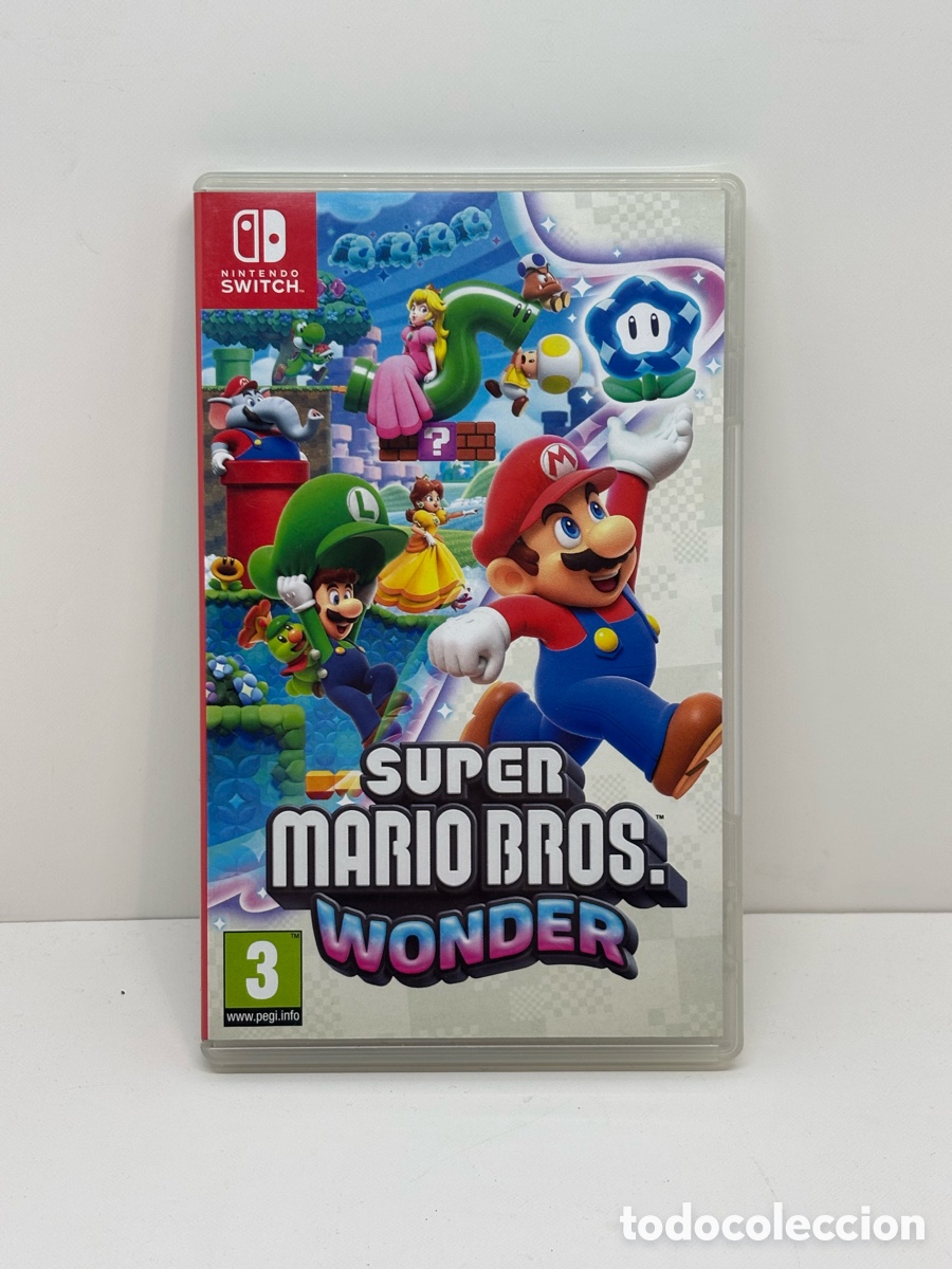 Videojuegos y Consolas Nintendo Switch de segunda mano: Caja S&uacute;per Mario Bross Wonder