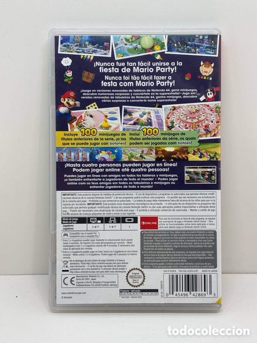 Videojuegos y consolas Nintendo Switch de segunda mano: Caja Mario Party Superstars - Foto 2