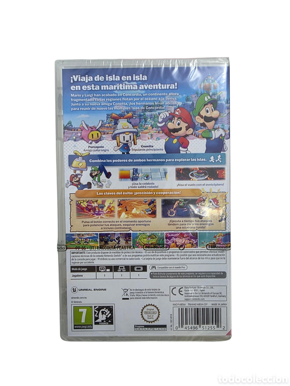 Videojuegos y consolas Nintendo Switch de segunda mano: Switch Mario & Luigi Conexion Fraternal Precintado - Foto 2