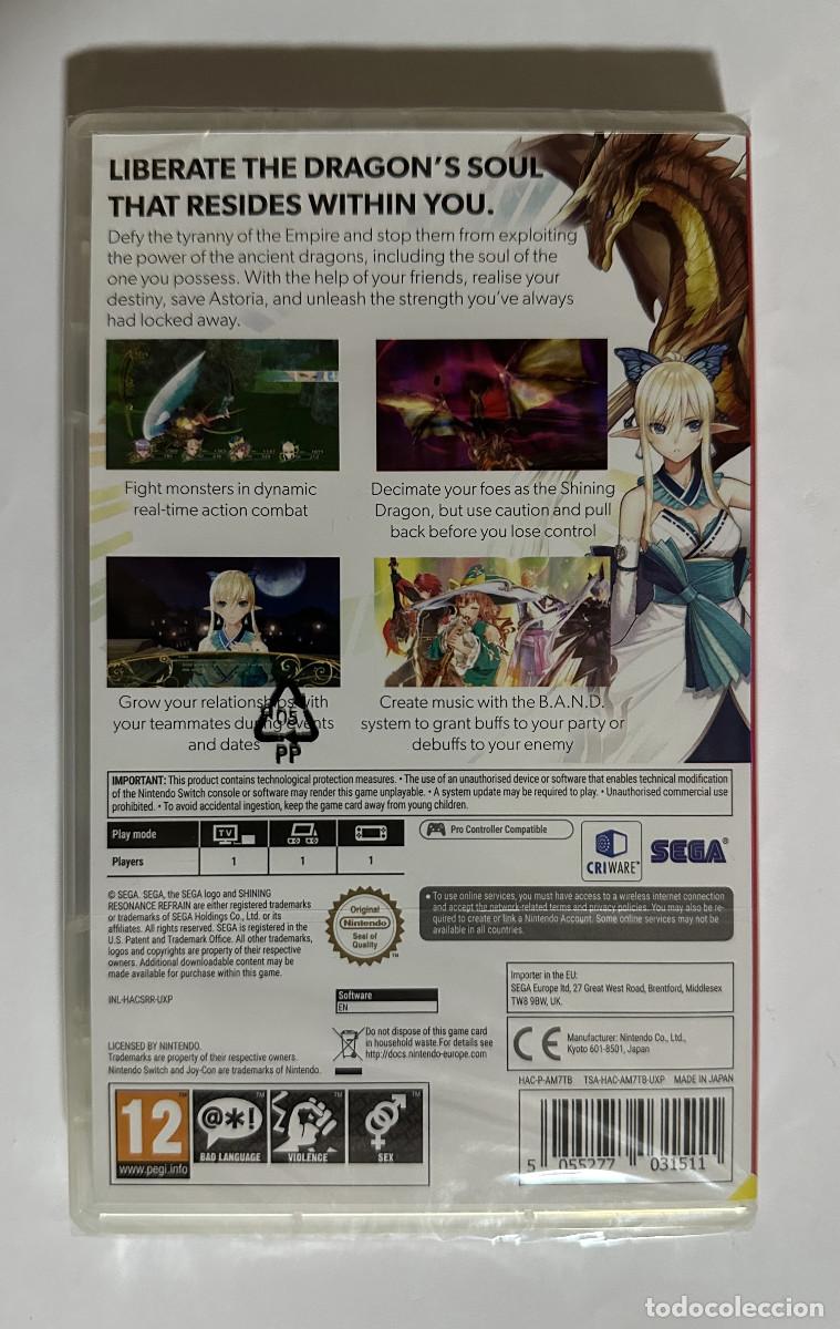Videojuegos y consolas Nintendo Switch de segunda mano: Shining Resonance Refrain Switch PAL UK - Foto 2