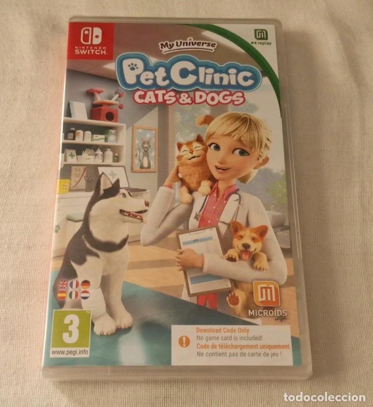 Videojuegos y consolas Nintendo Switch de segunda mano: Pet Clinic Cats & Dogs Switch (Code in a Box) - Foto 1
