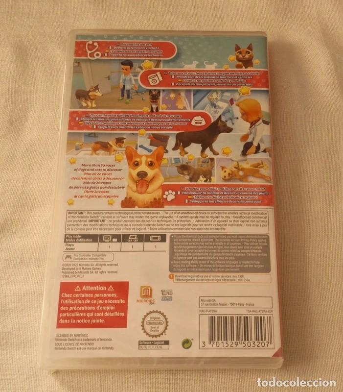 Videojuegos y consolas Nintendo Switch de segunda mano: Pet Clinic Cats & Dogs Switch (Code in a Box) - Foto 2