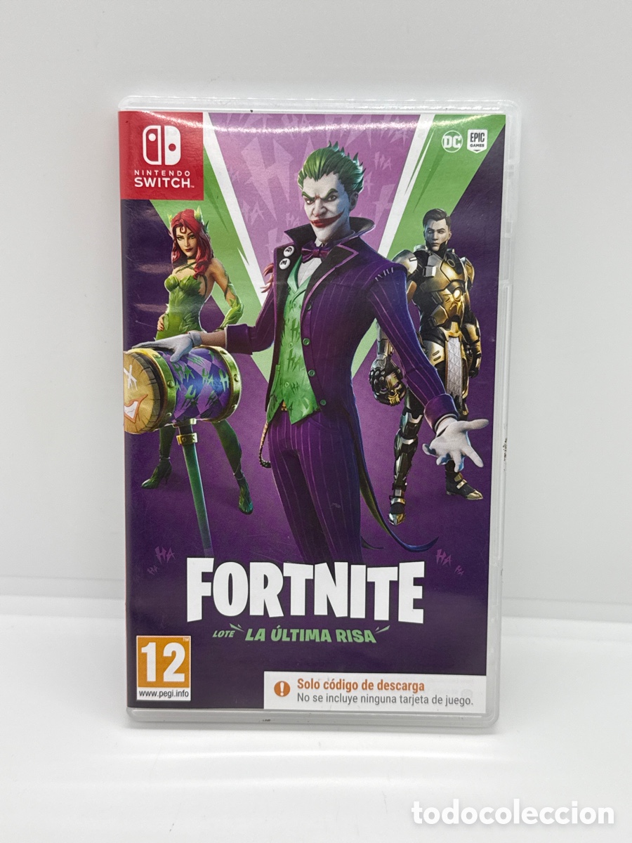 Videojuegos y Consolas Nintendo Switch de segunda mano: Caja Vac&iacute;a Juego Nintendo Switch Fortnite