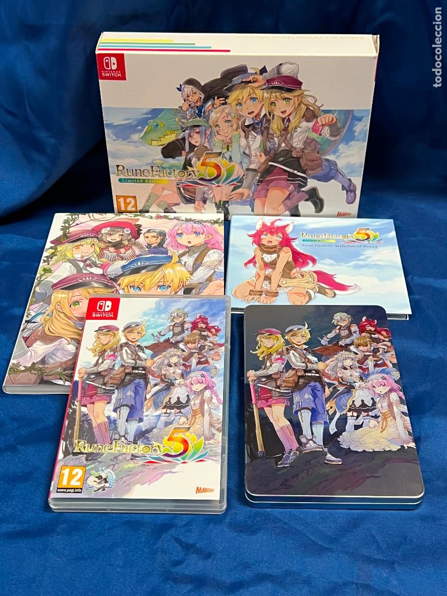 Videojuegos y Consolas Nintendo Switch de segunda mano: Rune Factory 5 Edicion Limitada limited edition edicion en espa&ntilde;ol completa