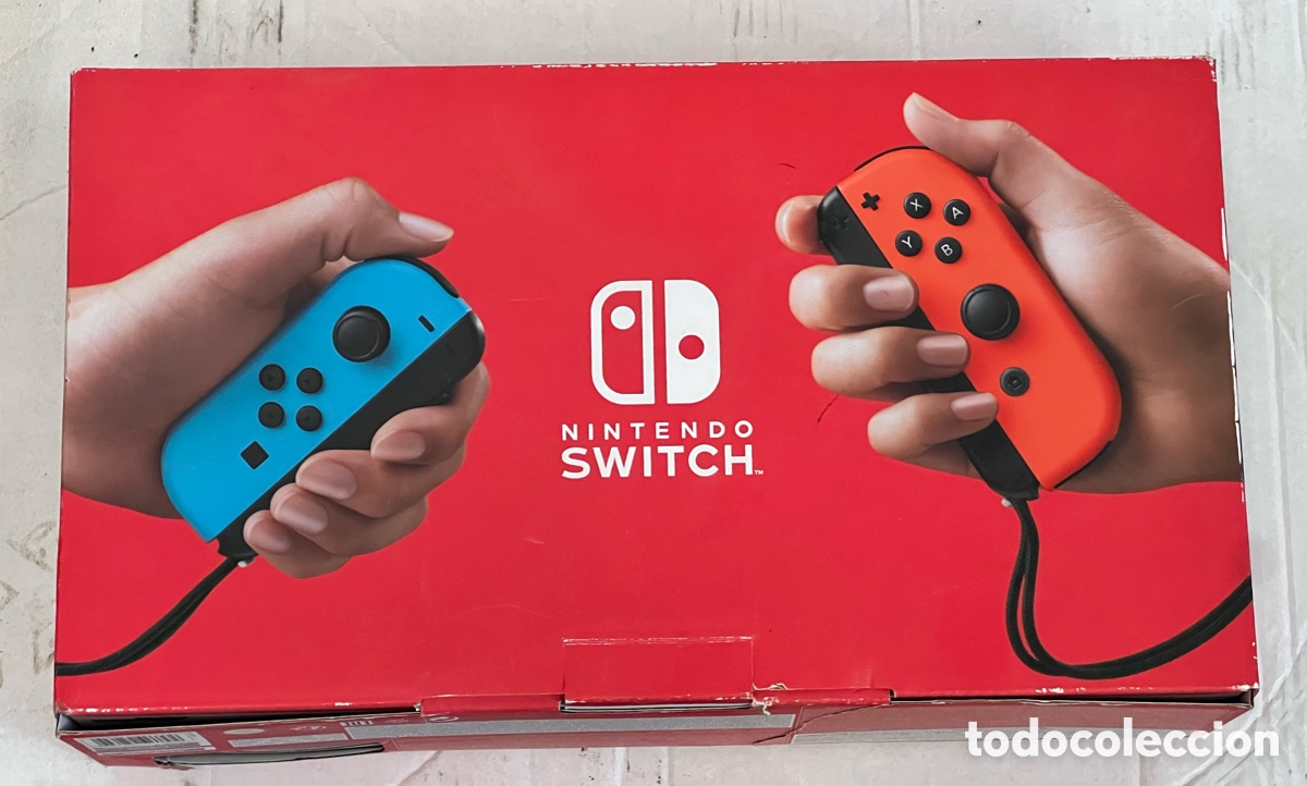 Videojuegos y Consolas Nintendo Switch de segunda mano: Caja vac&iacute;a Nintendo switch caja vac&iacute;a con manual