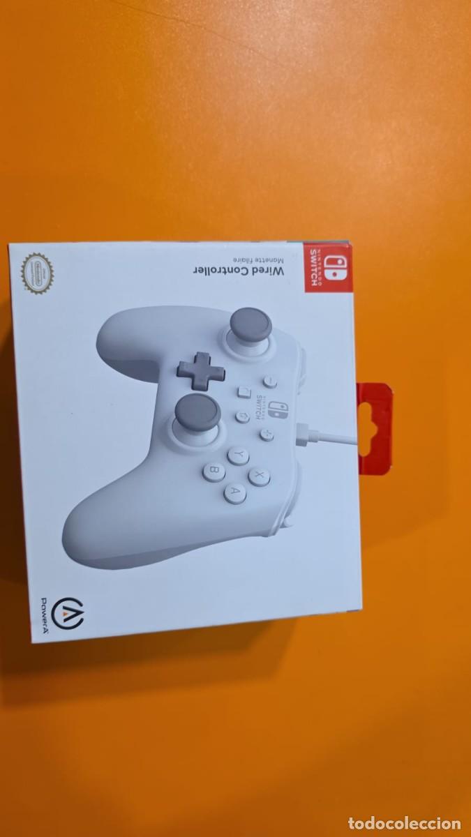 Videojuegos y Consolas Nintendo Switch de segunda mano: Mando con cable PowerA para Nintendo Switch: White