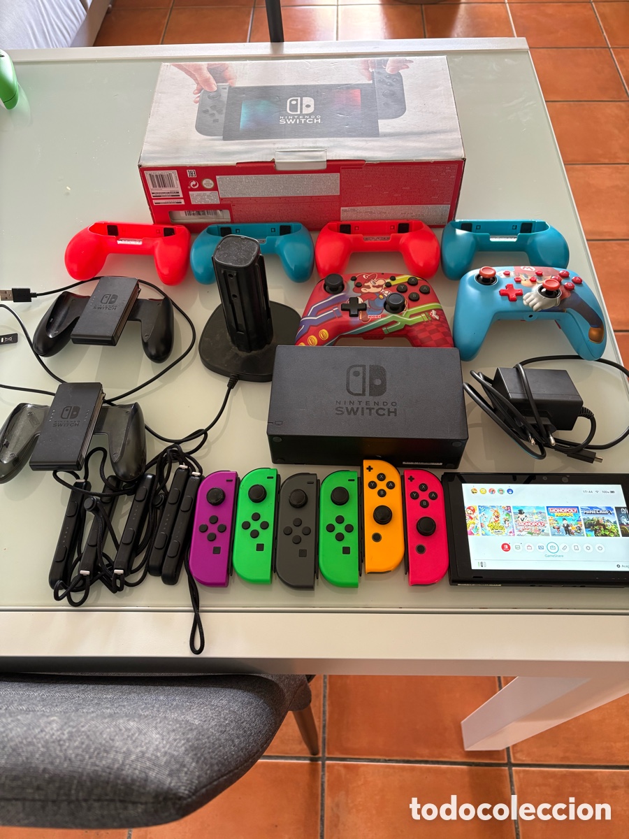 Videojuegos y Consolas Nintendo Switch de segunda mano: Nintendo switch lote completo