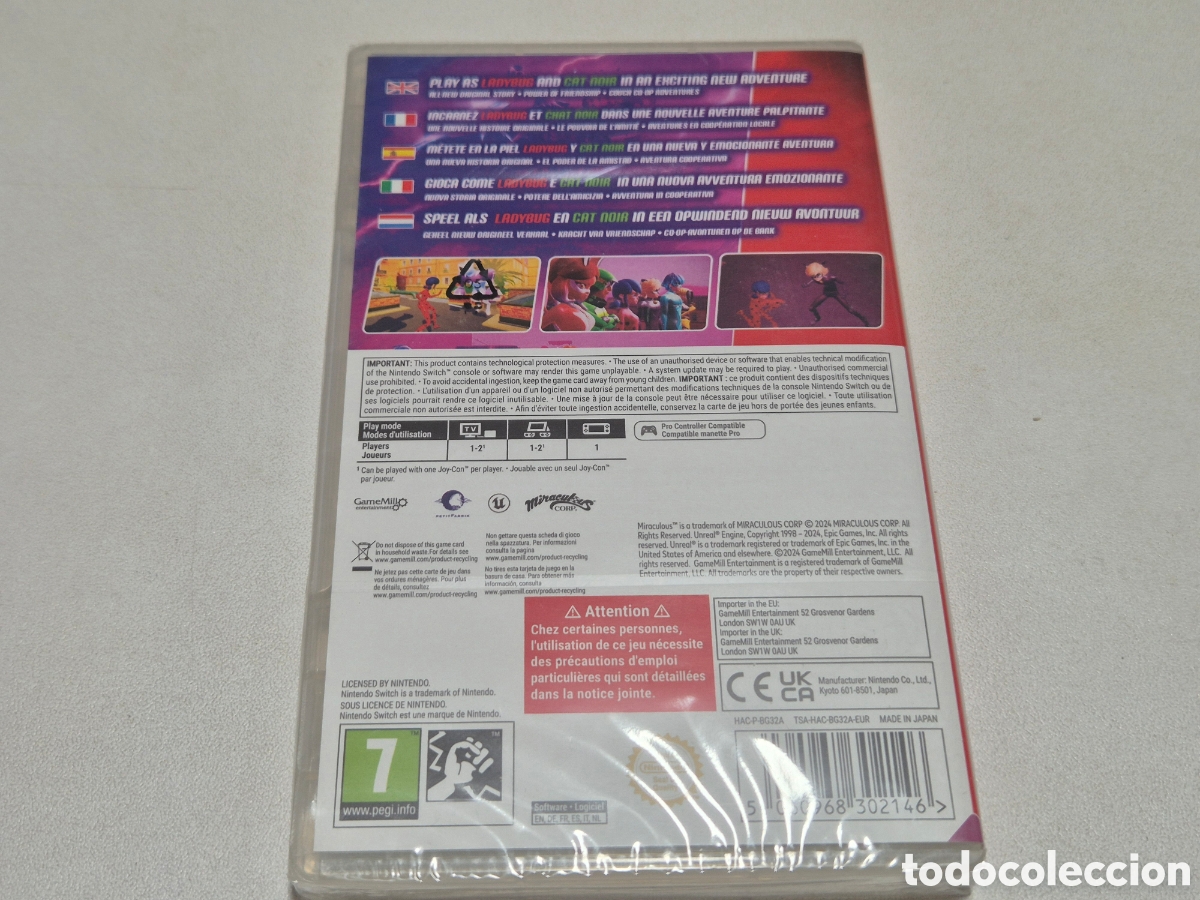 Videojuegos y consolas Nintendo Switch de segunda mano: Miraculous Paris Under Siege .Switch - Foto 2
