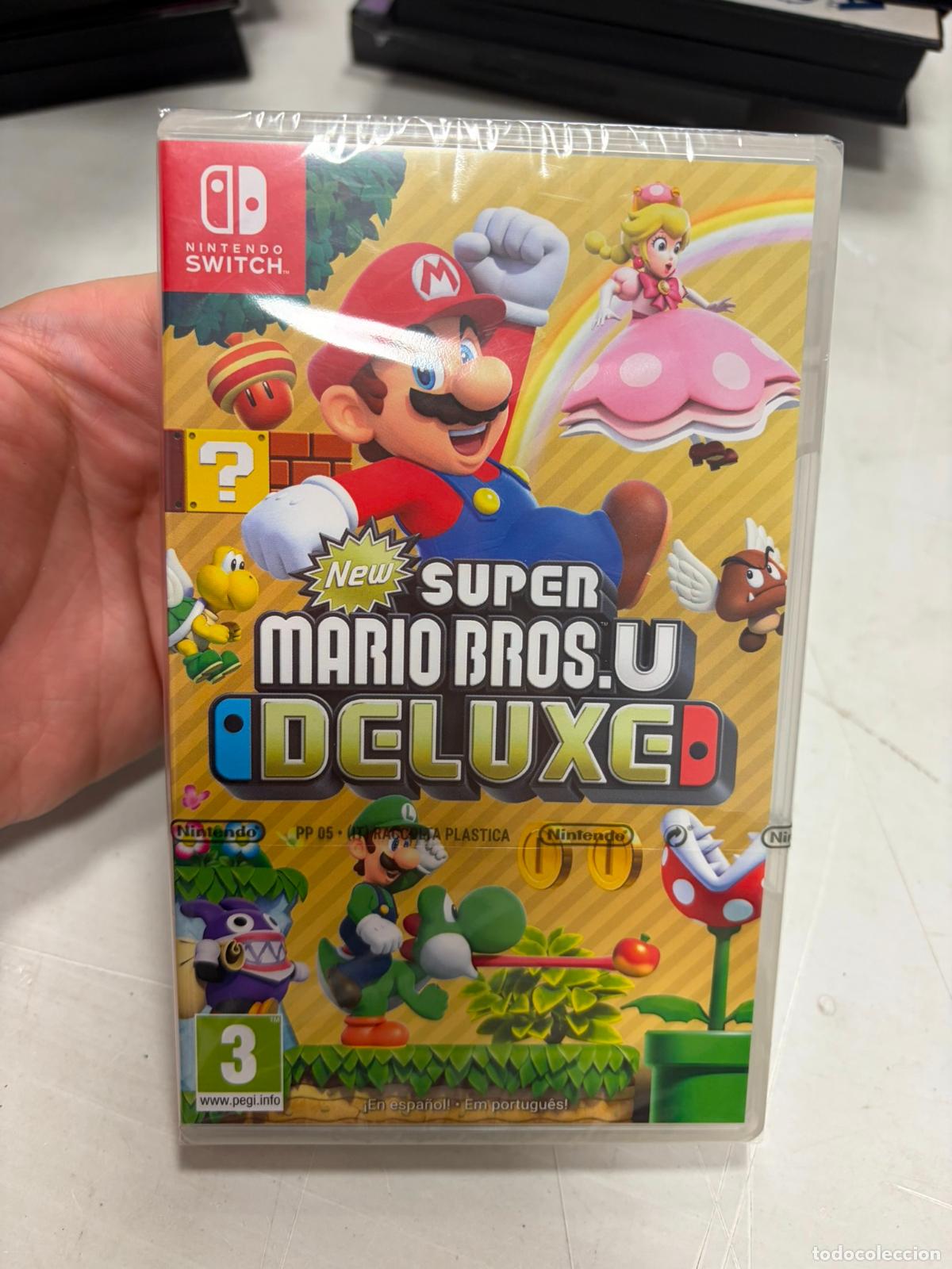 Videojuegos y Consolas Nintendo Switch de segunda mano: New super mario bros U Deluxe - Nintendo Switch - PAL ESP nuevo precintado