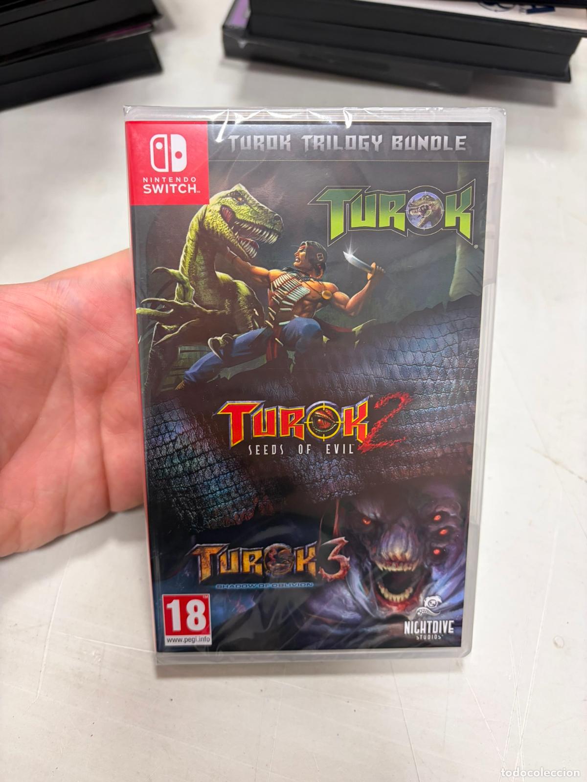 Videojuegos y Consolas Nintendo Switch de segunda mano: Turok Trilogy Bundle - Nintendo Switch - PAL ESP nuevo precintado
