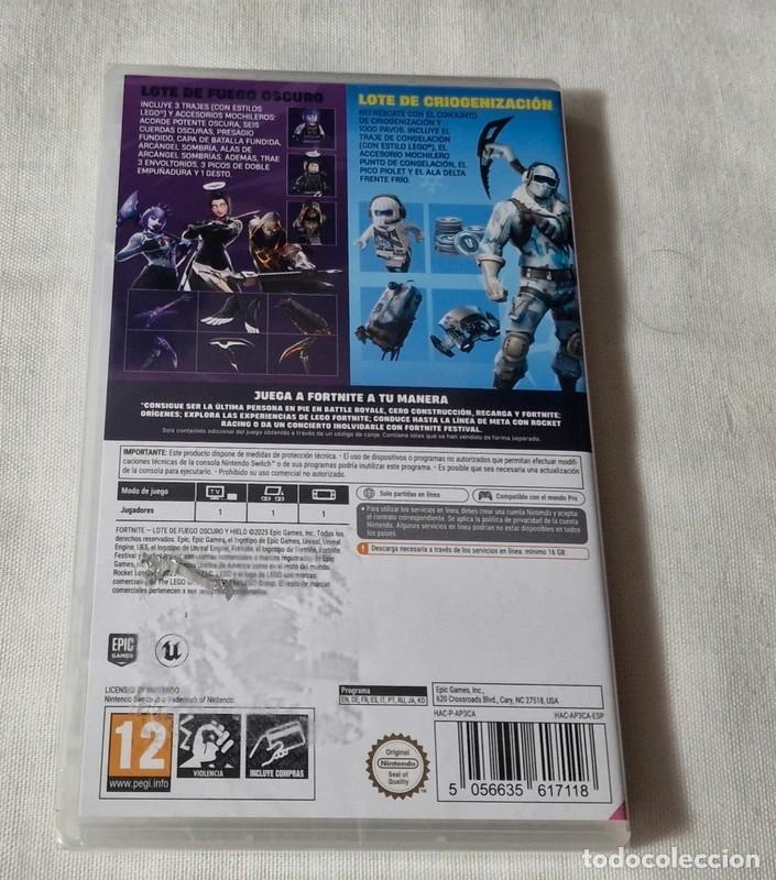 Videojuegos y consolas Nintendo Switch de segunda mano: Fortnite Darkfire & Ice Bundle Switch - Foto 2