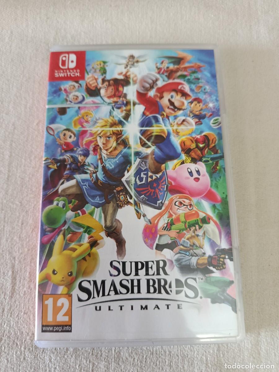 Videojuegos y Consolas Nintendo Switch de segunda mano: Caja y car&aacute;tula Nintendo switch - super Smash bros &uacute;ltimate