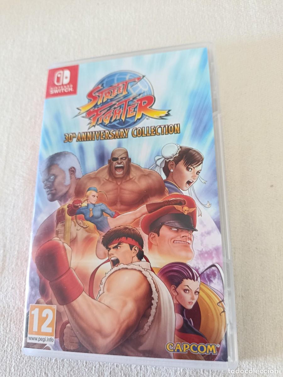 Videojuegos y Consolas Nintendo Switch de segunda mano: Caja y car&aacute;tula Nintendo switch - street fighter 30th anniversary collection
