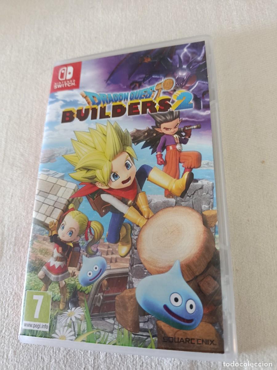 Videojuegos y Consolas Nintendo Switch de segunda mano: Caja y car&aacute;tula Nintendo switch - drag&oacute;n quest builders 2