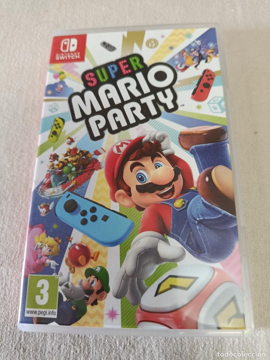 Videojuegos y Consolas Nintendo Switch de segunda mano: Caja y car&aacute;tula Nintendo switch - super Mario party