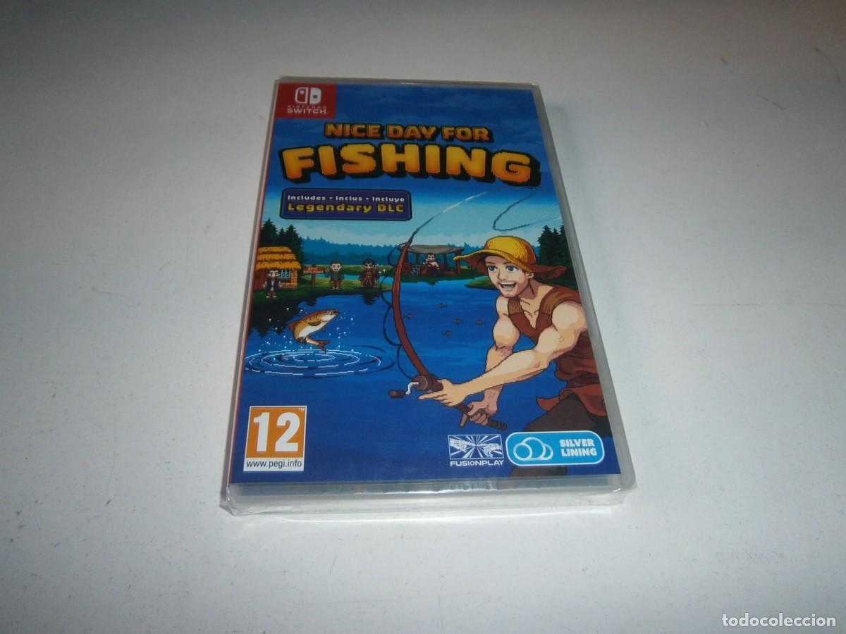Videojuegos y Consolas Nintendo Switch de segunda mano: NICE DAY FOR FISHING NINTENDO SWITCH PAL NUEVO PRECINTADO