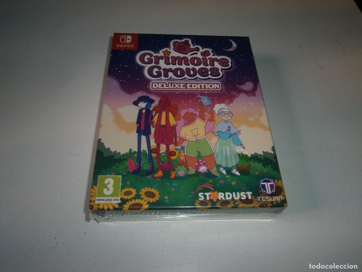Videojuegos y Consolas Nintendo Switch de segunda mano: GRIMOIRE GROVES DELUXE EDITION NINTENDO SWITCH NUEVO PRECINTADO