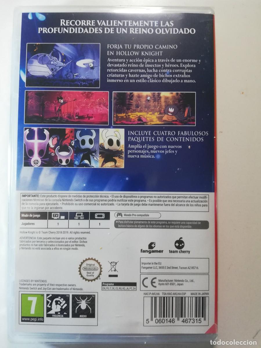 Videojuegos y consolas Nintendo Switch de segunda mano: Hollow Knight - 5060146467315 - SWITCH - Foto 2