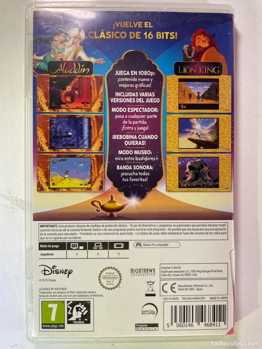 Videojuegos y consolas Nintendo Switch de segunda mano: Disney Classic Games - 5060146468411 - SWITCH - Foto 2